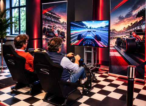 F1 Race Simulator met begeleiding